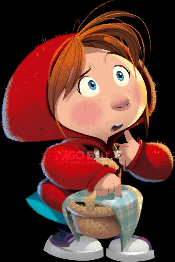 Little Red Riding Hood character by Dago