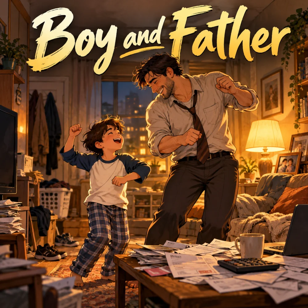 Boy and Father title page