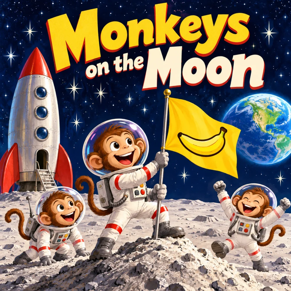 Monkeys on the Moon title page