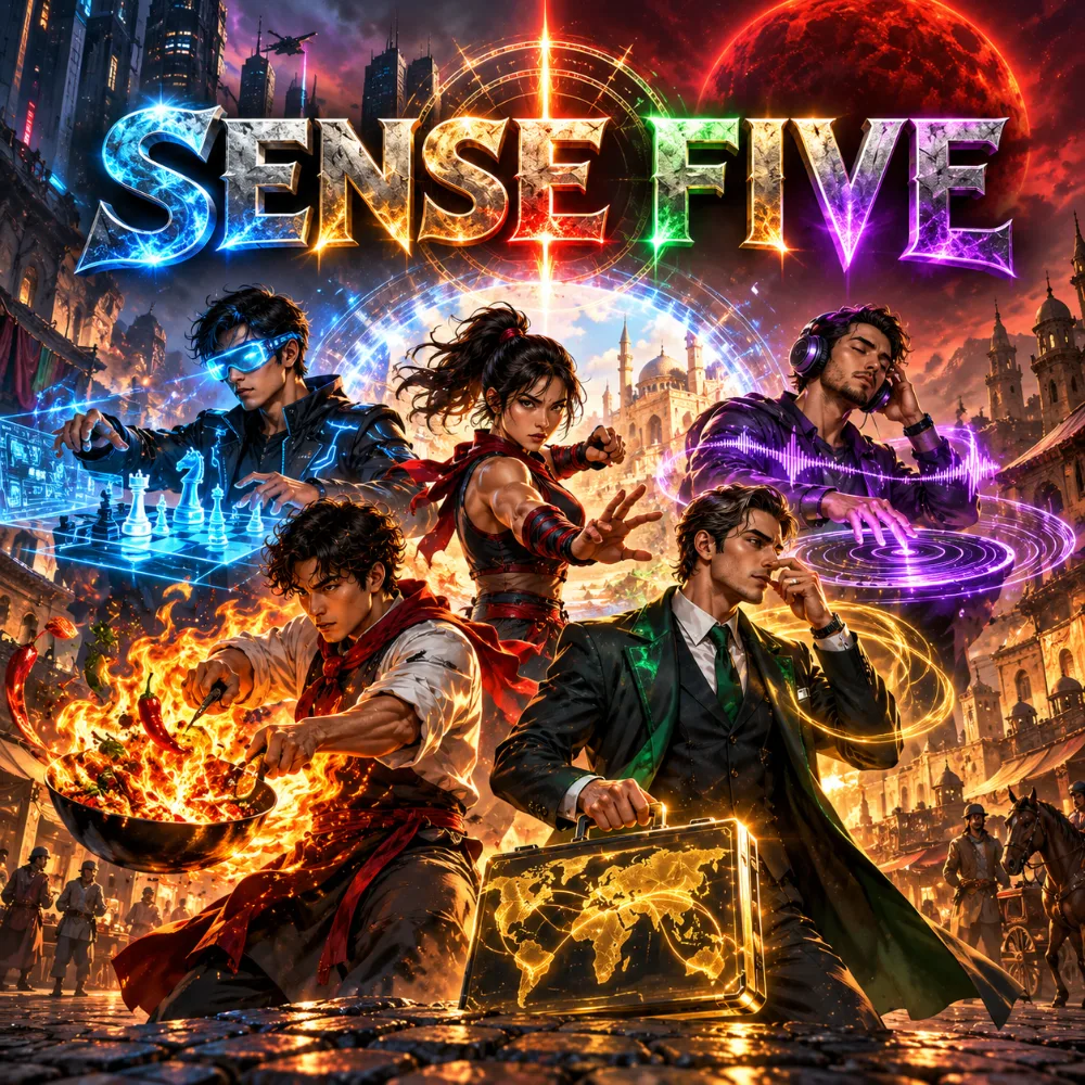 Sense Five title page