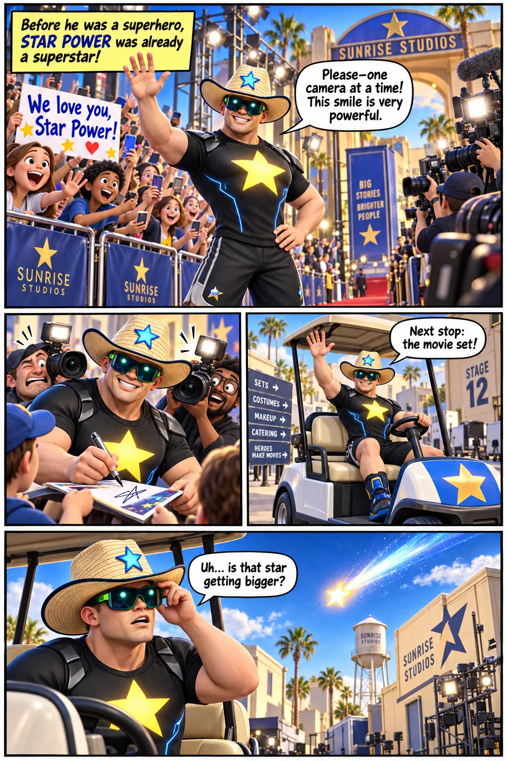 Star Power comic page 1