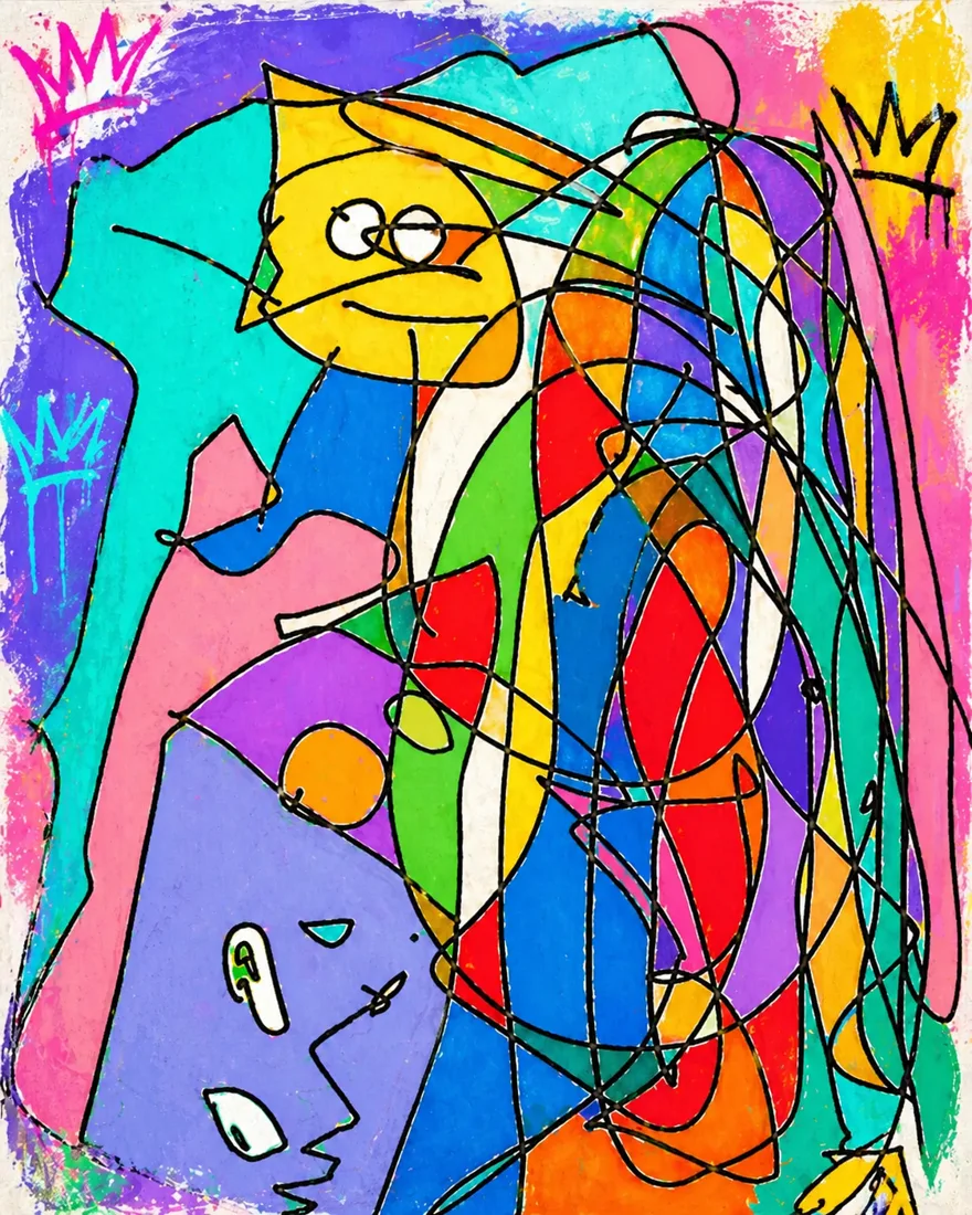 Remixed art: Crown Kids