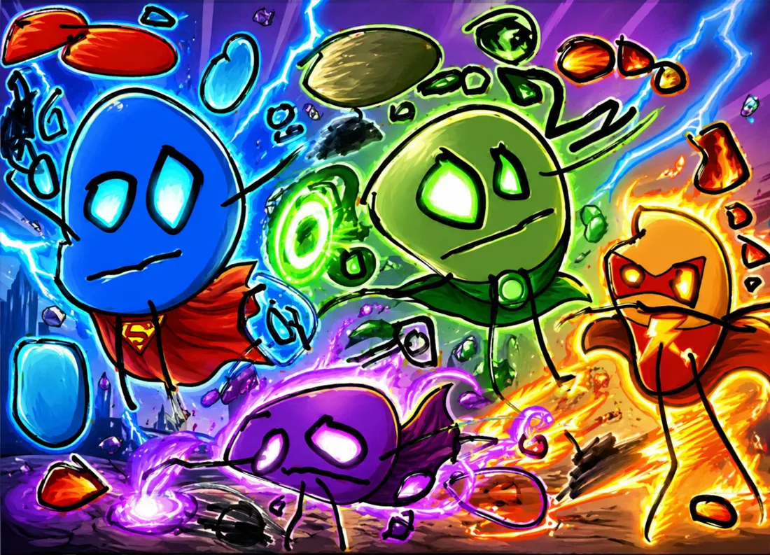 Remixed art: Super Squad